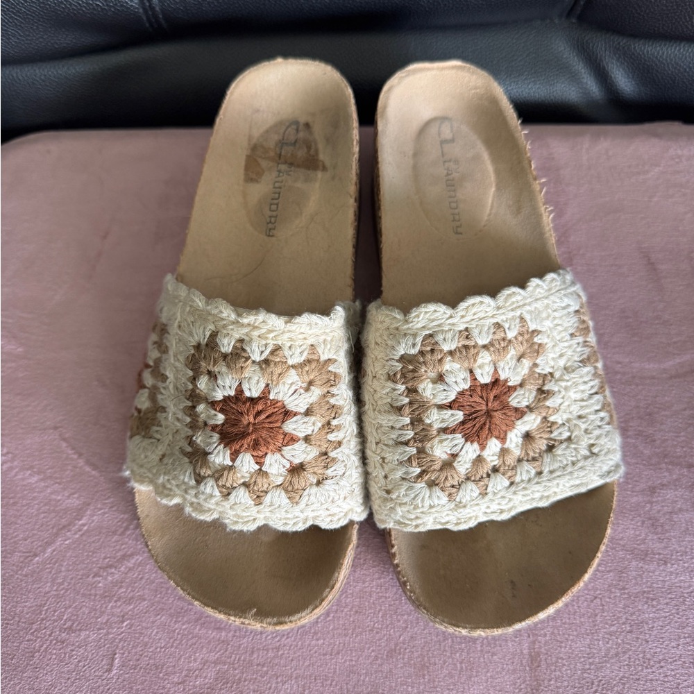 Knitted Platform Wedges